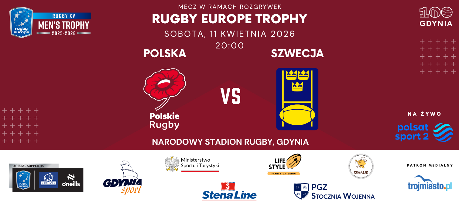 Polska vs Szwecja — Rugby Europe Trophy